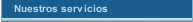 Nuestros servicios